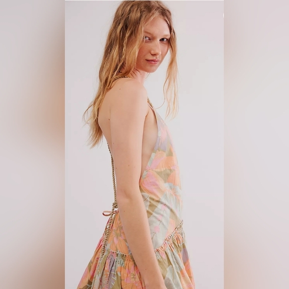 NWOT Free People Deserted Island Mini Dress - Picture 3 of 8